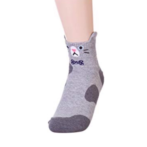 Kitty Cat Socks 4 Pieces - Picture 4 of 6